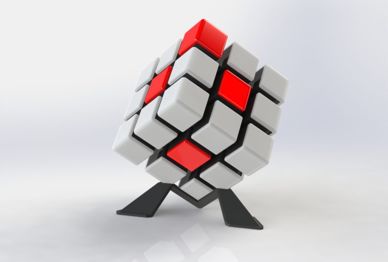 electronic rubik's cube