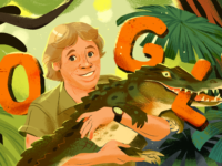 Google Celebrates Steve Irwin